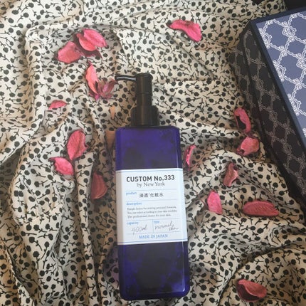 浸透化粧水/CUSTOM No.333 by New York/化粧水を使ったクチコミ(1枚目)
