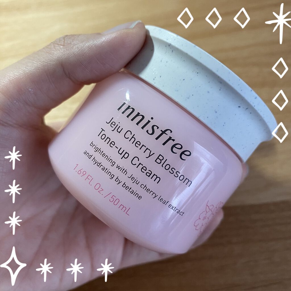 チェジュ チェリーブロッサム トーンアップクリーム/innisfree/化粧下地を使ったクチコミ（1枚目）