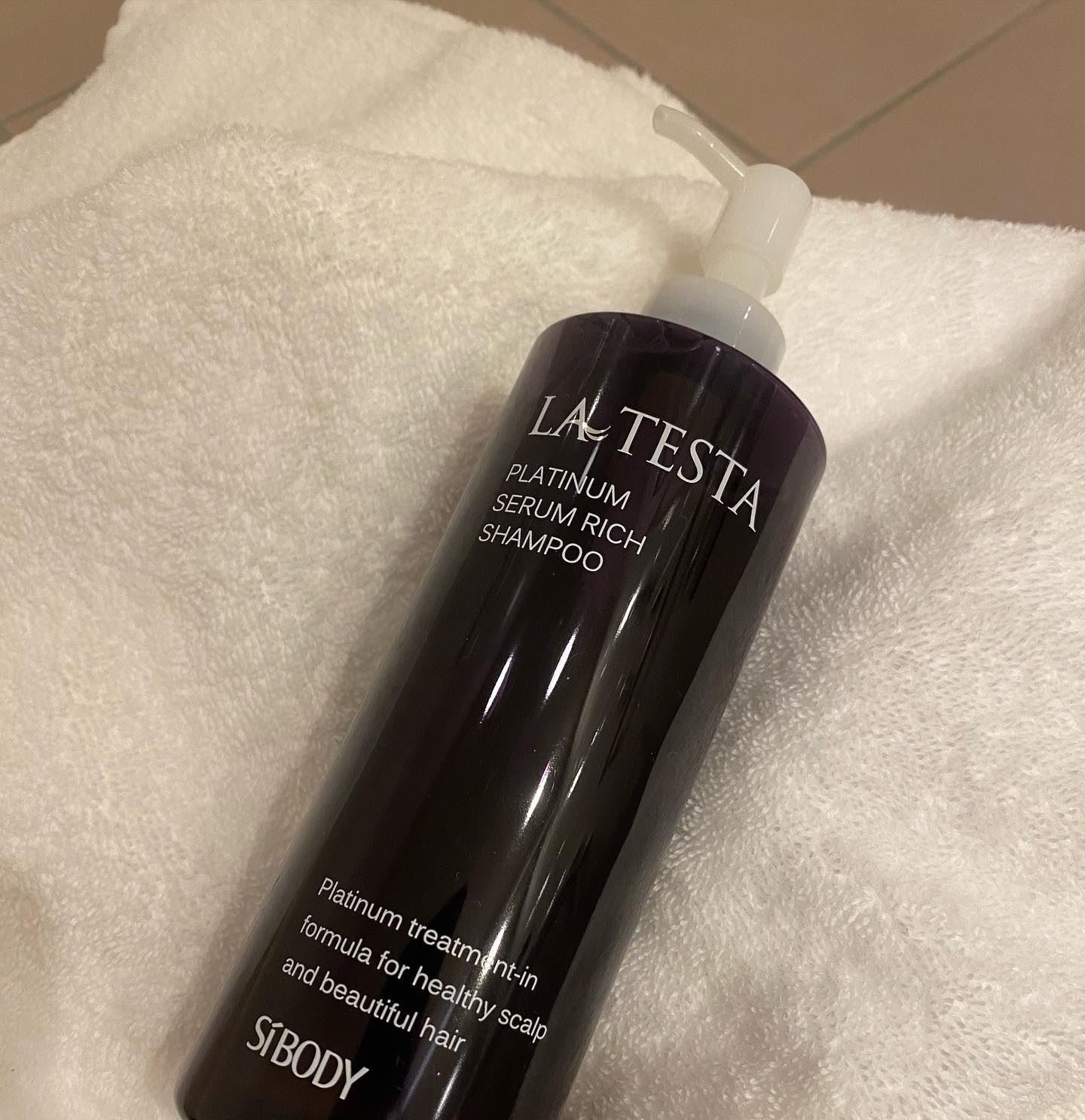 ラテスタ プラチナセラムリッチシャンプー/SiBODY/市販シャンプーを使ったクチコミ（2枚目）