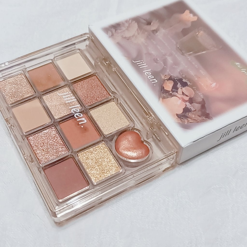 シャイニング12色ミニアイシャドウパレット/jill leen./アイシャドウパレットを使ったクチコミ(2枚目)