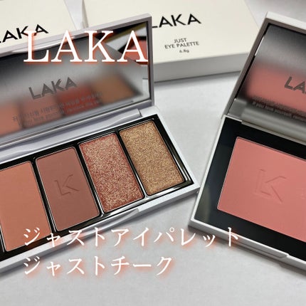 ジャストチーク/Laka/パウダーチークを使ったクチコミ(1枚目)