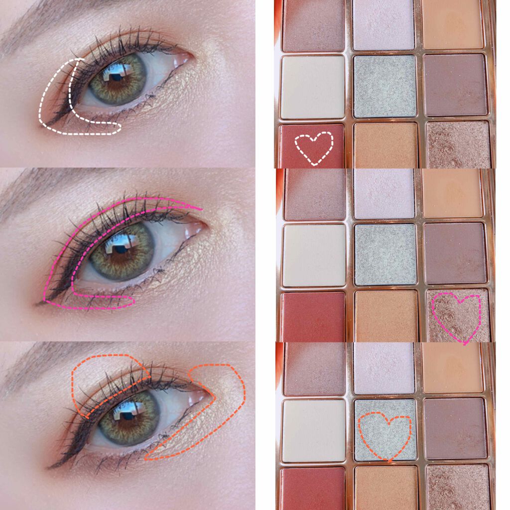 VenusMarble 9色アイシャドウパレット/Venus Marble/アイシャドウパレットを使ったクチコミ(4枚目)