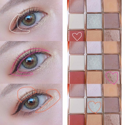 VenusMarble 9色アイシャドウパレット/Venus Marble/アイシャドウパレットを使ったクチコミ(4枚目)