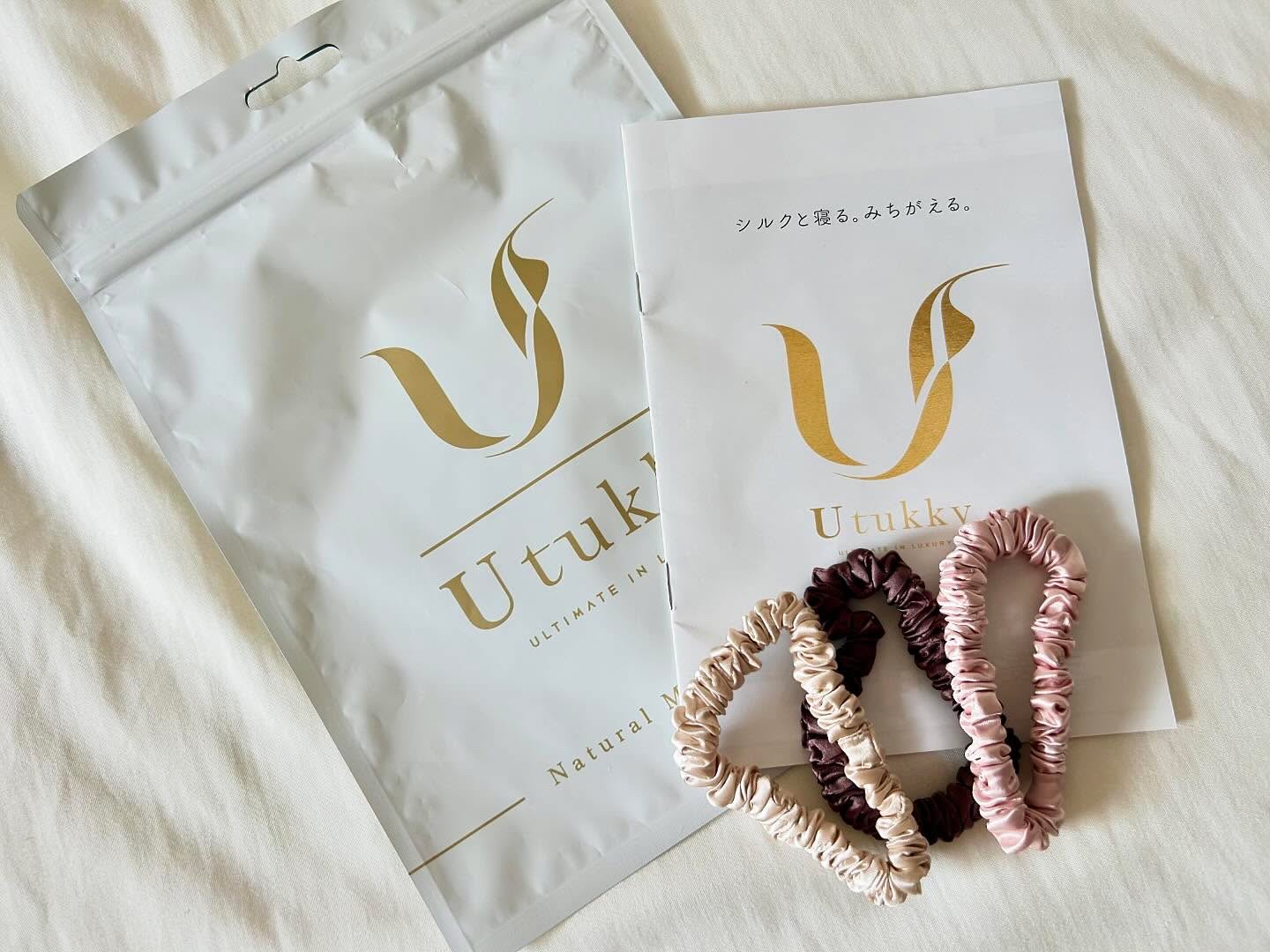 シルクヘアゴム/Utukky/その他スタイリングを使ったクチコミ（1枚目）