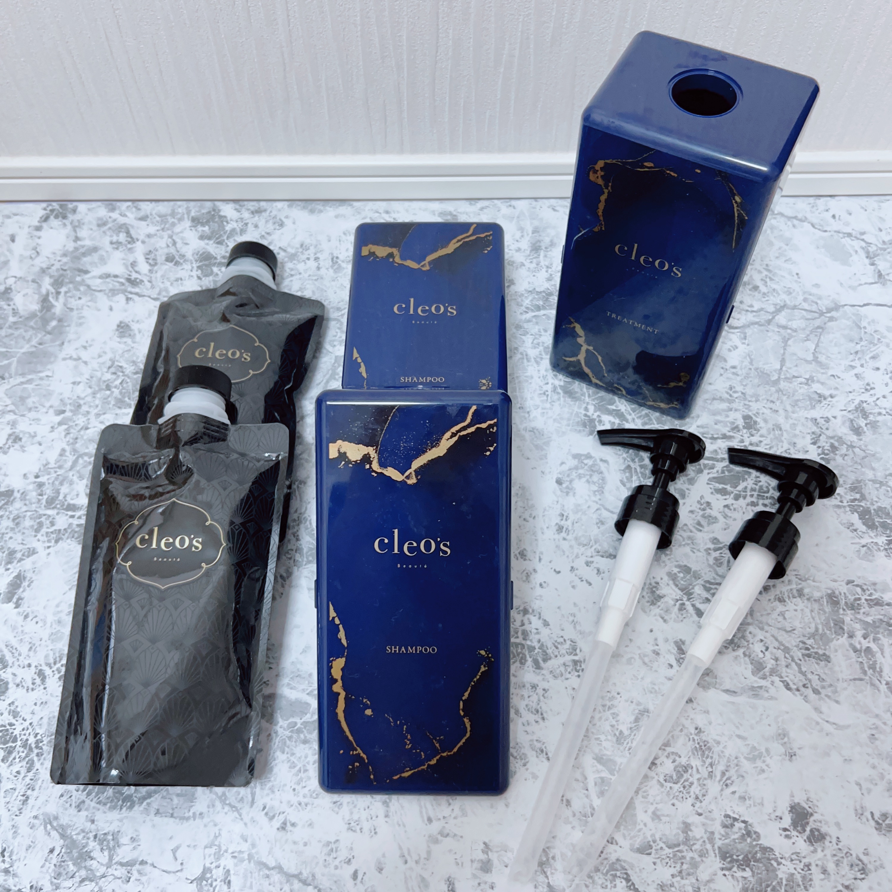 エクストラモイストシャンプー＆リペアトリートメント セット(詰め替え)/Cleo's Beauté/市販シャンプーを使ったクチコミ（2枚目）