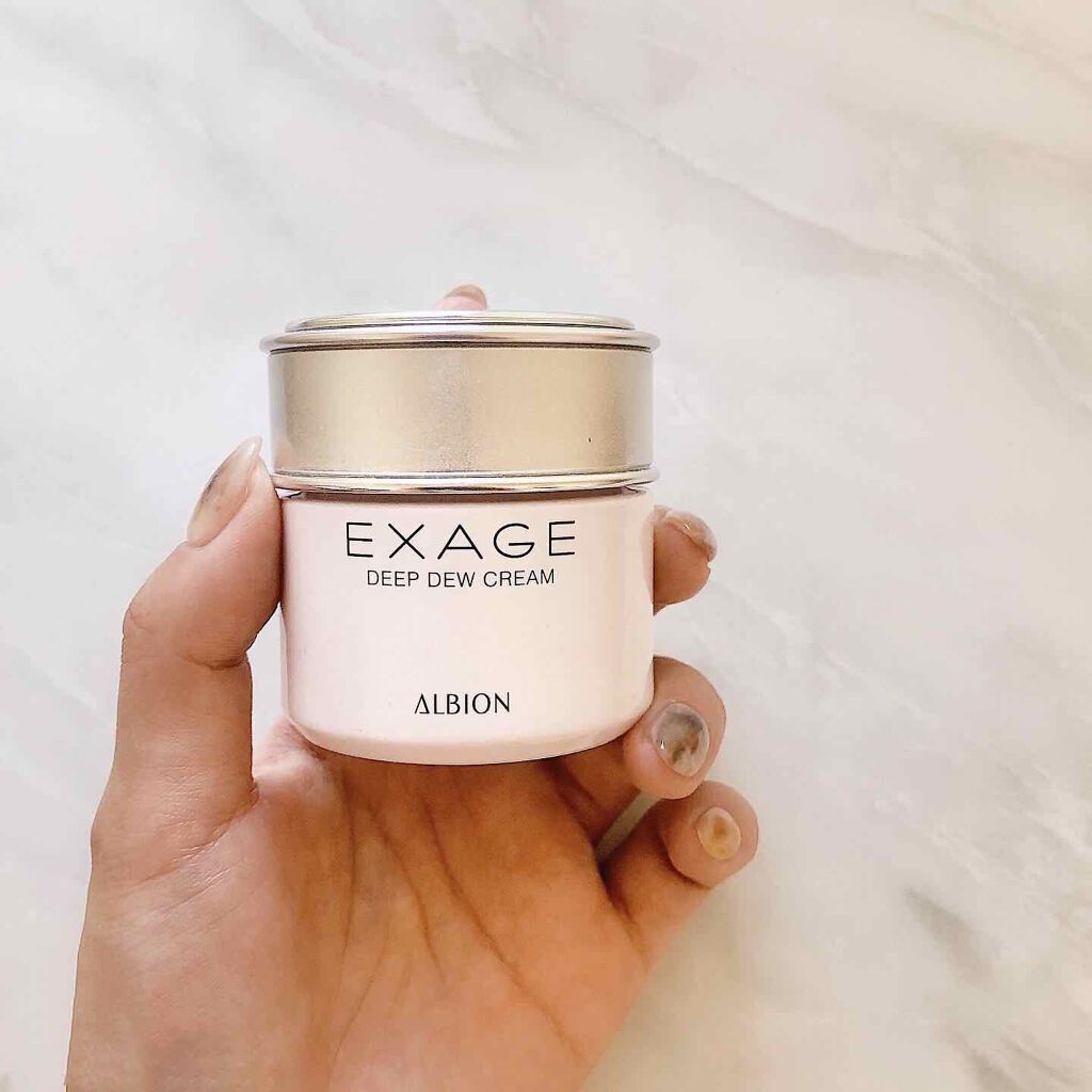 エクサージュ ディープデュウ クリーム/ALBION/フェイスクリームを使ったクチコミ(1枚目)