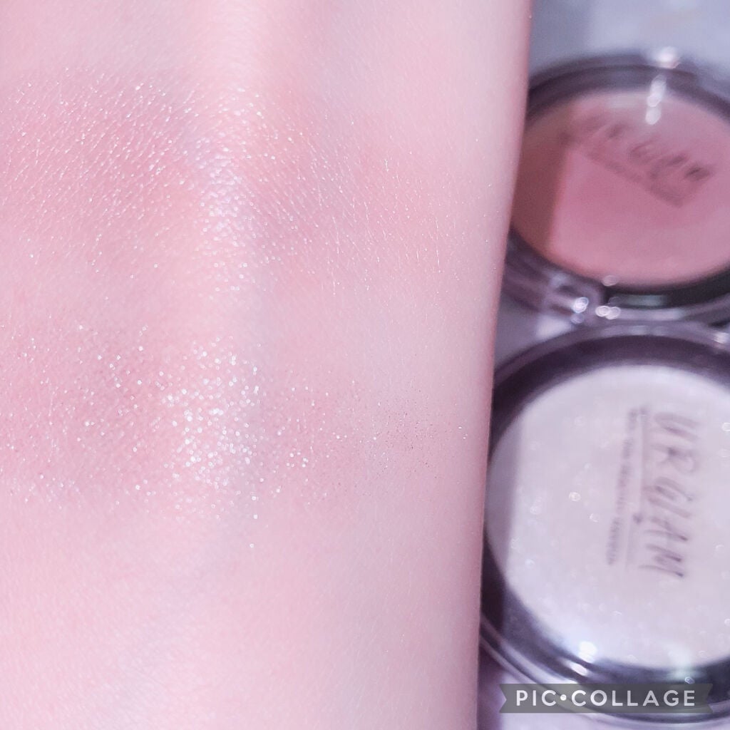 UR GLAM バウンシーハイライター/U R GLAM/パウダーハイライトを使ったクチコミ(2枚目)