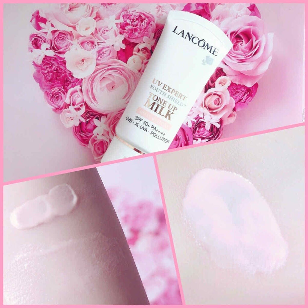 UV エクスペール トーン アップ ローズ/LANCOME/日焼け止め・UVケアを使ったクチコミ(2枚目)