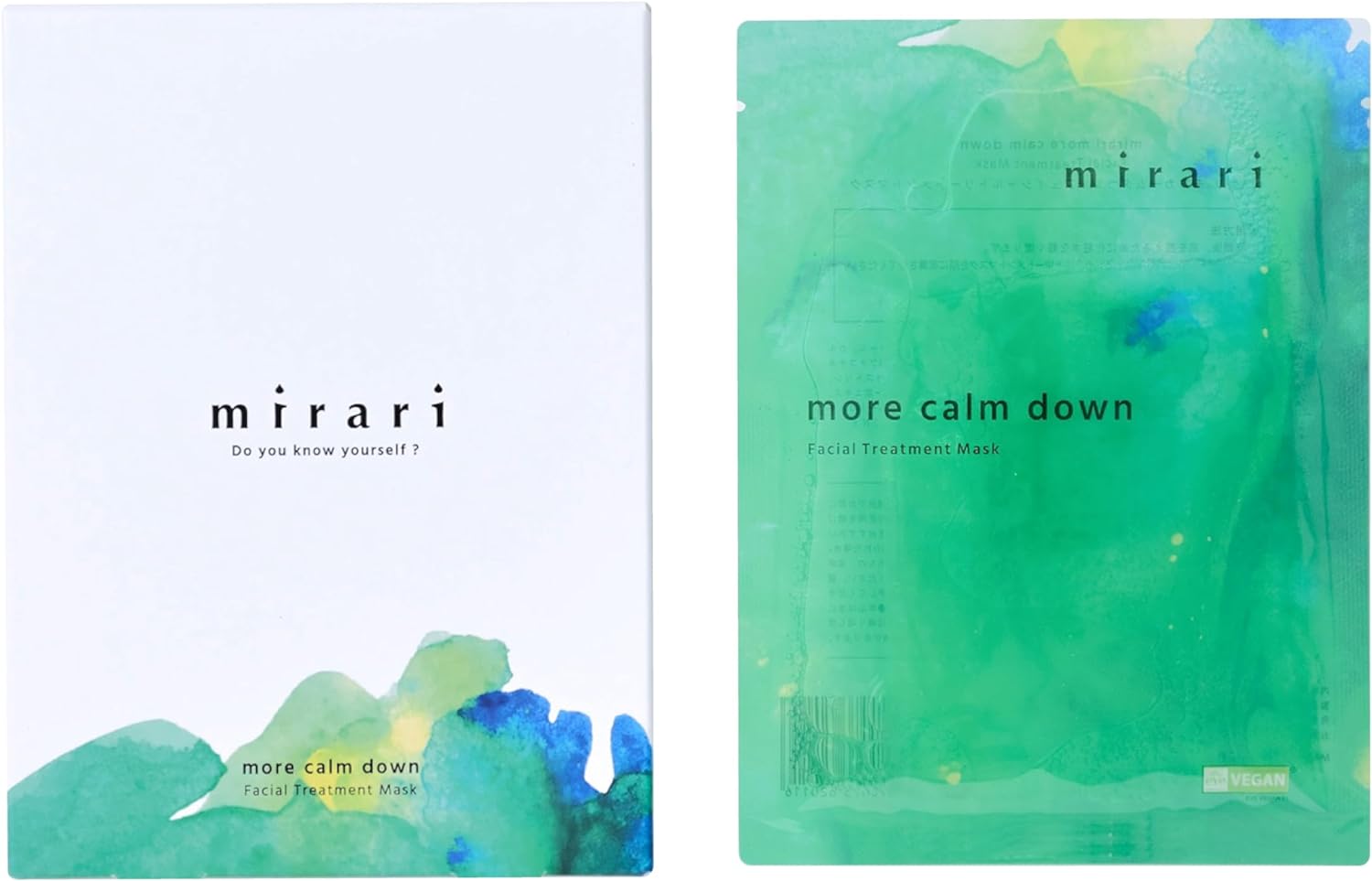 mirari more calm down フェイシャルトリートメントマスク