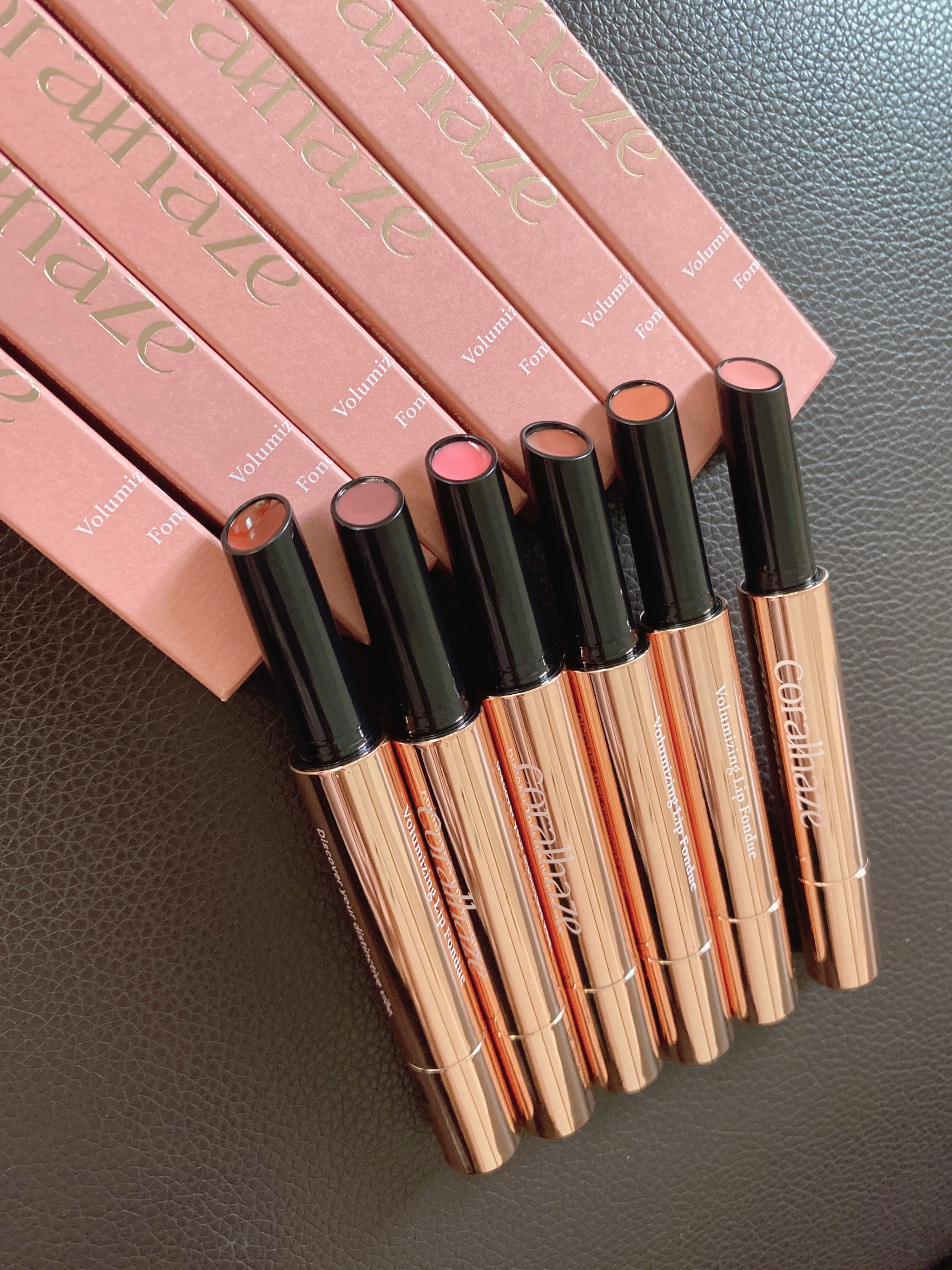 ボリューマイジングフォンデュリップ/Coralhaze/口紅を使ったクチコミ（1枚目）