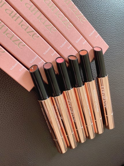 ボリューマイジングフォンデュリップ/Coralhaze/口紅を使ったクチコミ(1枚目)