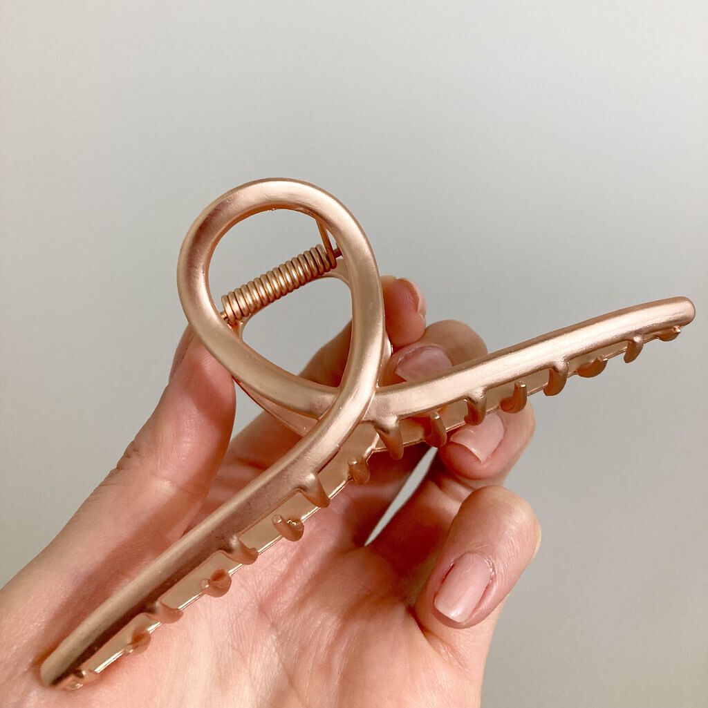 バンスクリップ/DAISO/ヘアアクセサリーを使ったクチコミ（3枚目）