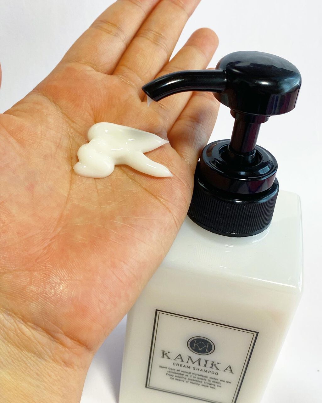 黒髪クリームシャンプー/KAMIKA/シャンプー・コンディショナーを使ったクチコミ（3枚目）