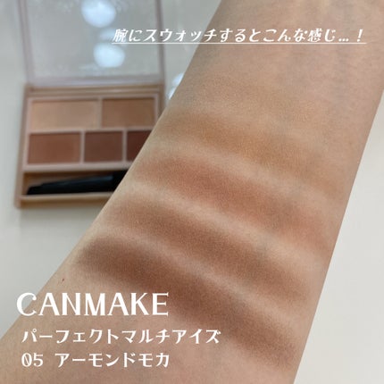 パーフェクトマルチアイズ/キャンメイク/アイシャドウパレットを使ったクチコミ(5枚目)