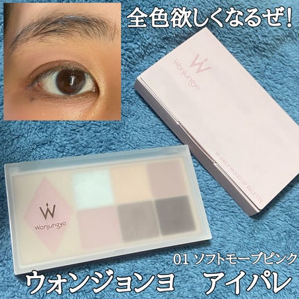 ウォンジョンヨ W デイリームードアップパレット /Wonjungyo/アイシャドウパレットを使ったクチコミ(1枚目)