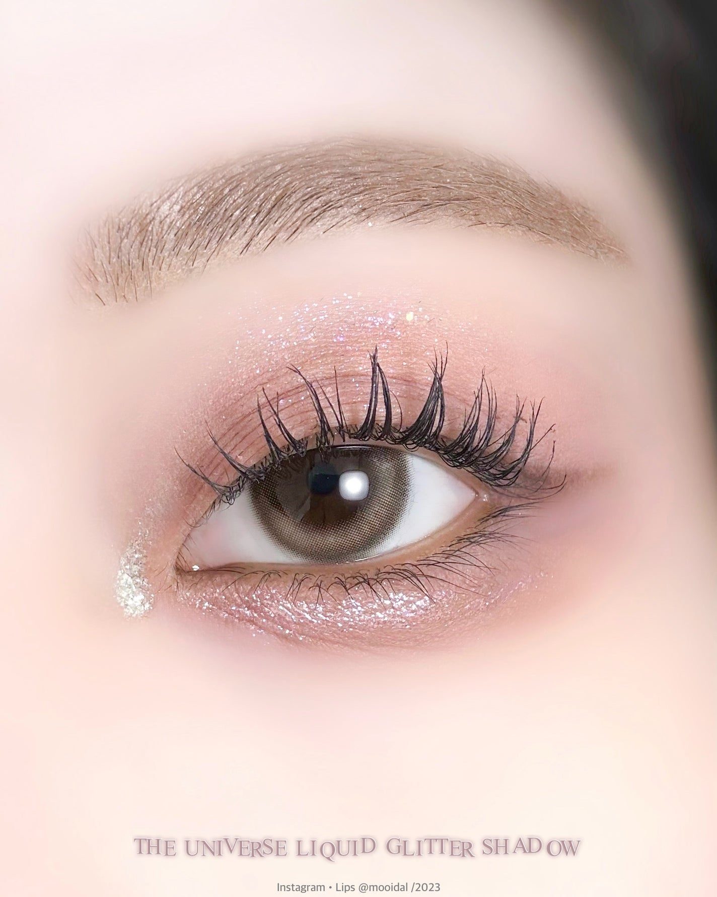 リキッド グリッター シャドウ/rom&nd/グリッターを使ったクチコミ(2枚目)