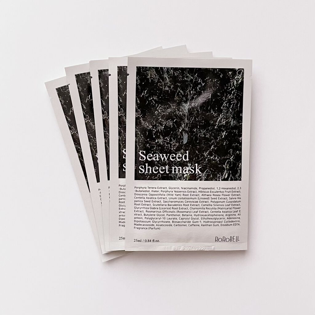 海苔マスクパック/RoRoBELL/シートマスク・パックを使ったクチコミ(3枚目)