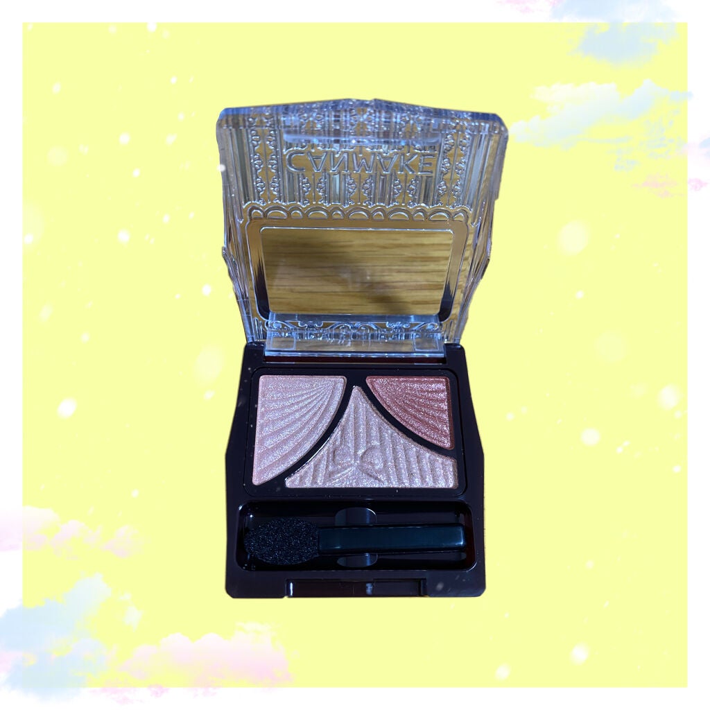 ジューシーピュアアイズ/キャンメイク/アイシャドウパレットを使ったクチコミ(2枚目)