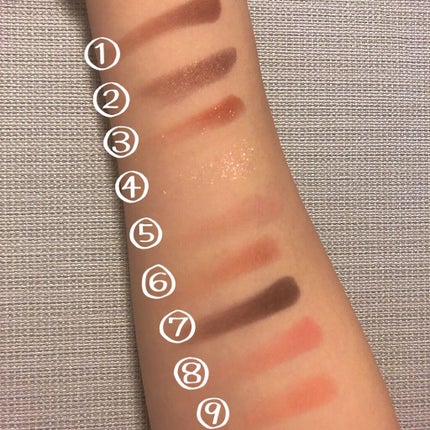 FAVORITE 9 SHADOW PALETTE/VELY VELY/アイシャドウパレットを使ったクチコミ(3枚目)