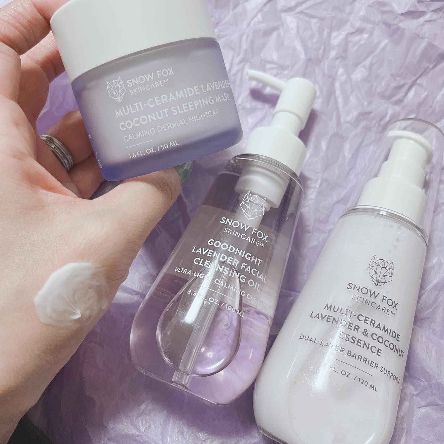 グッドナイト フレンチ ガーデン フェイシャル クレンジング オイル/SNOW FOX SKINCARE/オイルクレンジングを使ったクチコミ（1枚目）