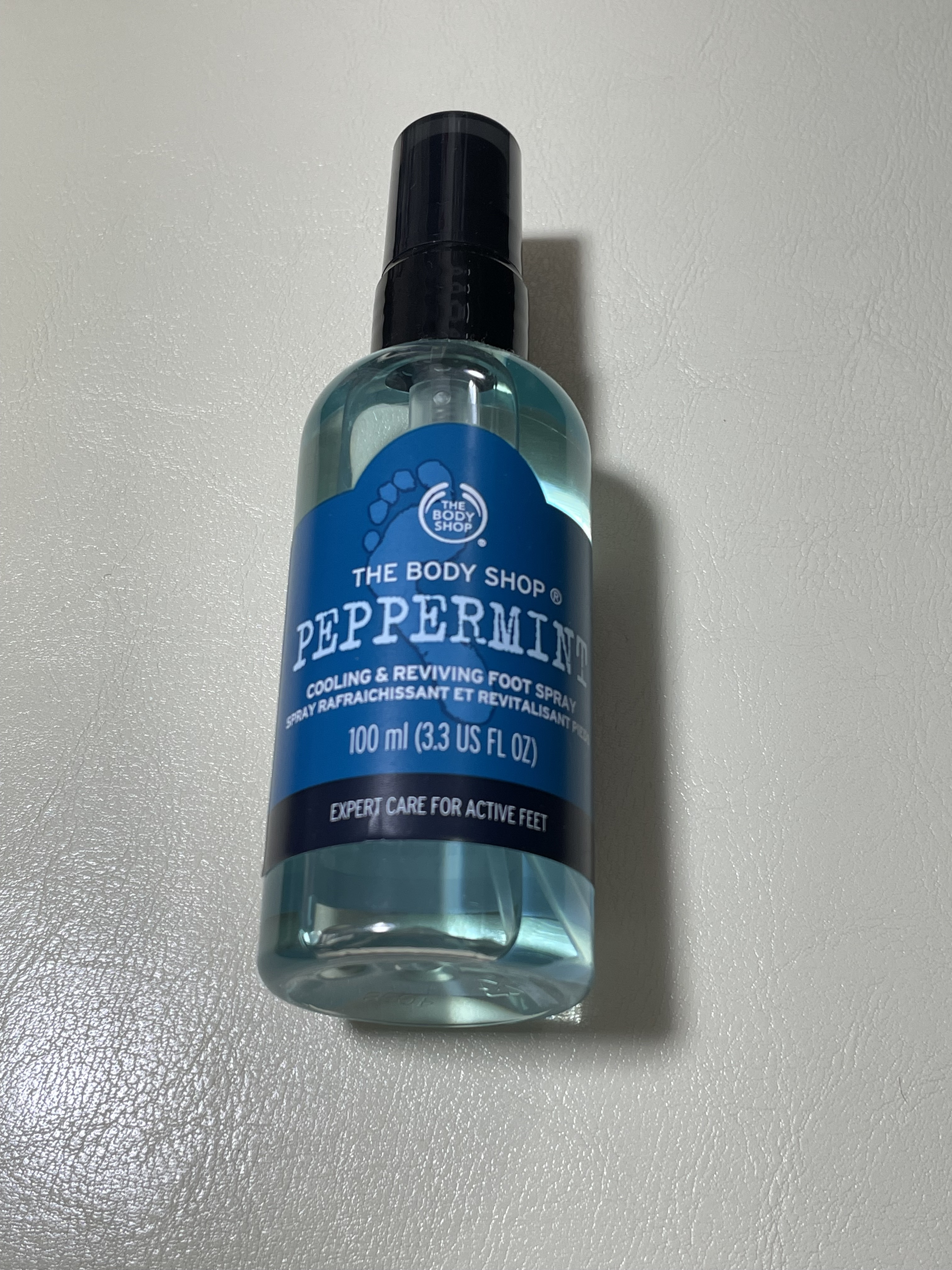 ペパーミント クーリング フットスプレー/THE BODY SHOP/レッグ・フットケアを使ったクチコミ（1枚目）