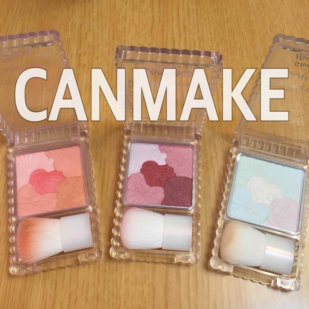 グロウフルールチークス/キャンメイク/パウダーチークを使ったクチコミ(1枚目)