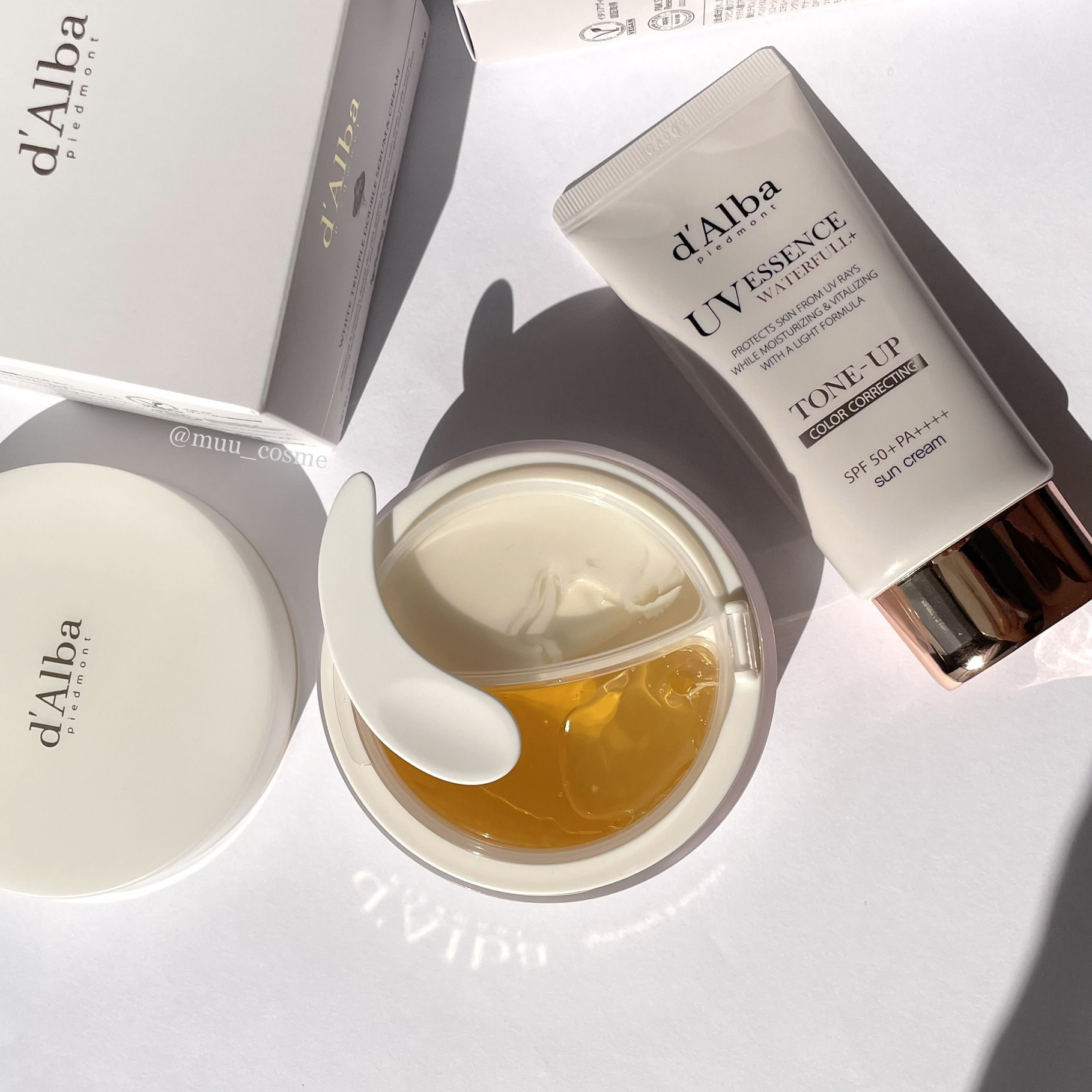 ウォータフルトーンアップサンクリーム/ダルバ/日焼け止めクリームを使ったクチコミ（1枚目）