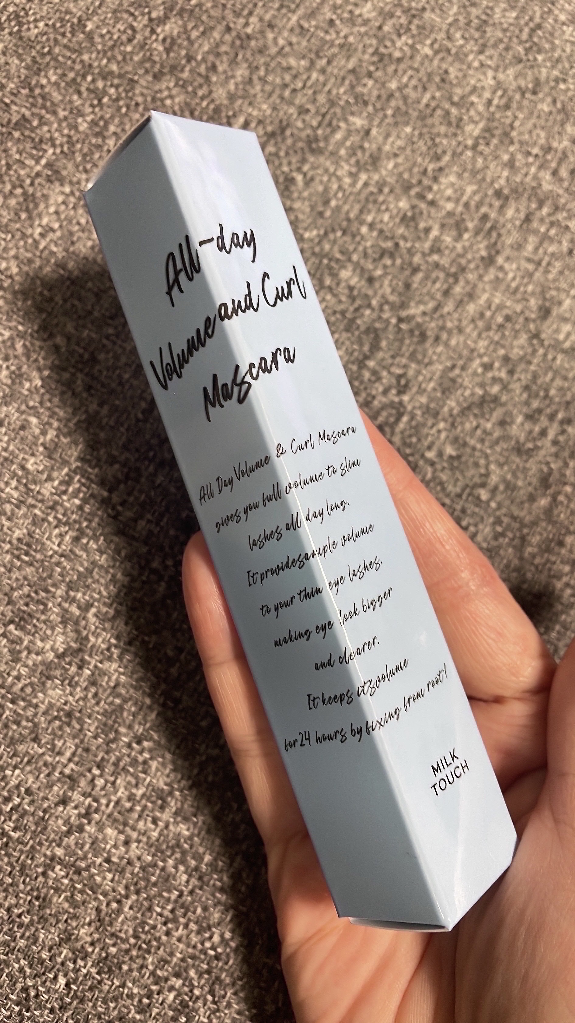 オールデイ ボリュームアンドカールマスカラ ブラック/Milk Touch/マスカラを使ったクチコミ（3枚目）
