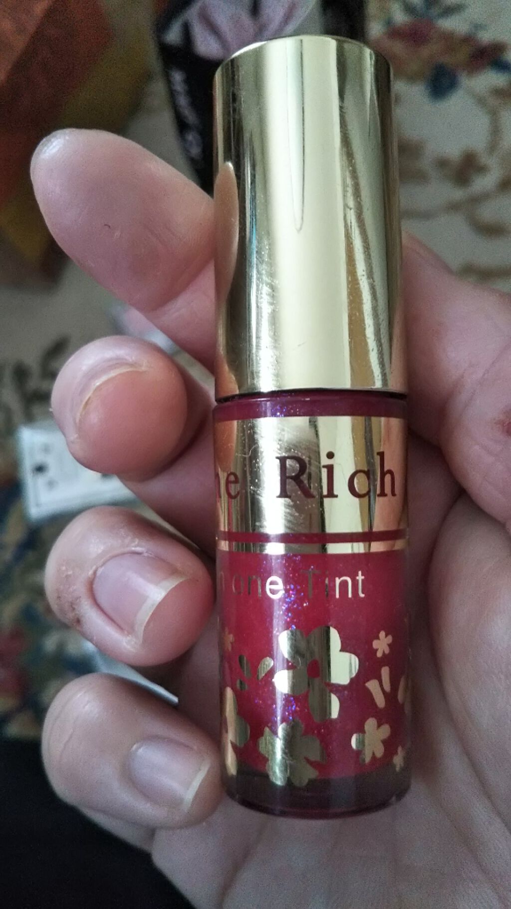 オールインワンティント 03 スパークルチェリー/シャインリッチ/リップティントを使ったクチコミ（1枚目）