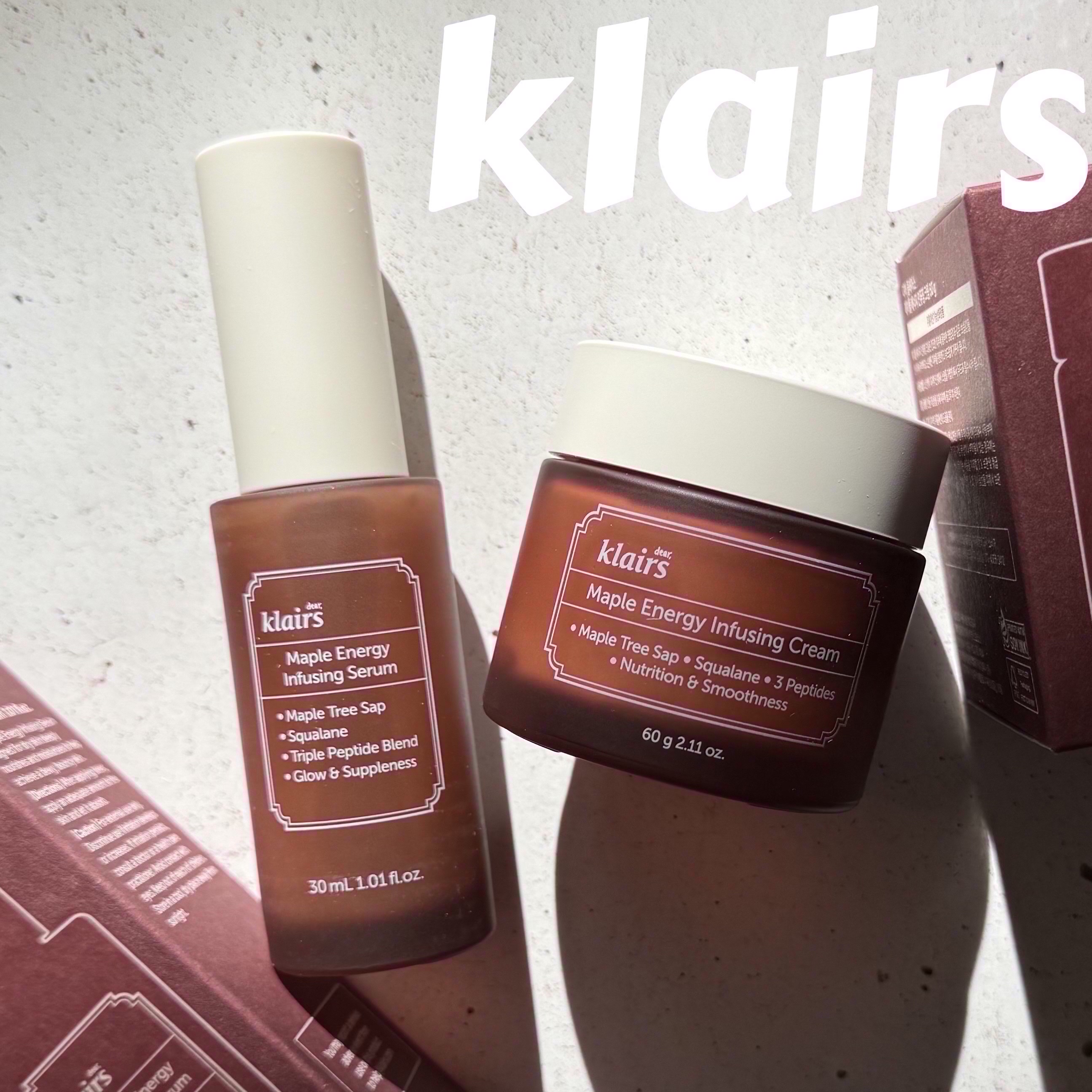 メープルエナジーインフュージングクリーム/Klairs/フェイスクリームを使ったクチコミ（1枚目）