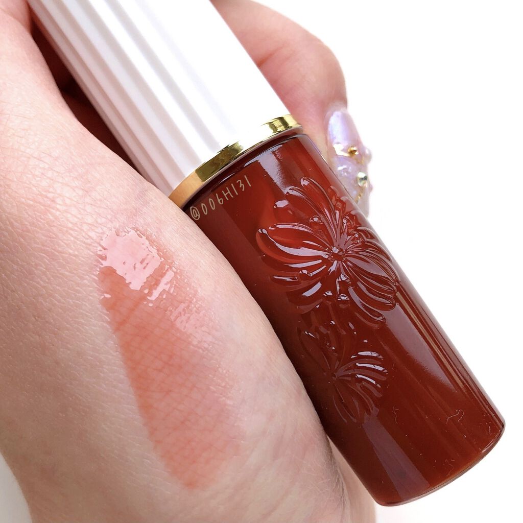 リキッドルージュ ティント(1/5新発売) 03　ルール ドゥ テ（ぬくもりを感じるティーブラウン）/PAUL & JOE BEAUTE/リップティントを使ったクチコミ（3枚目）