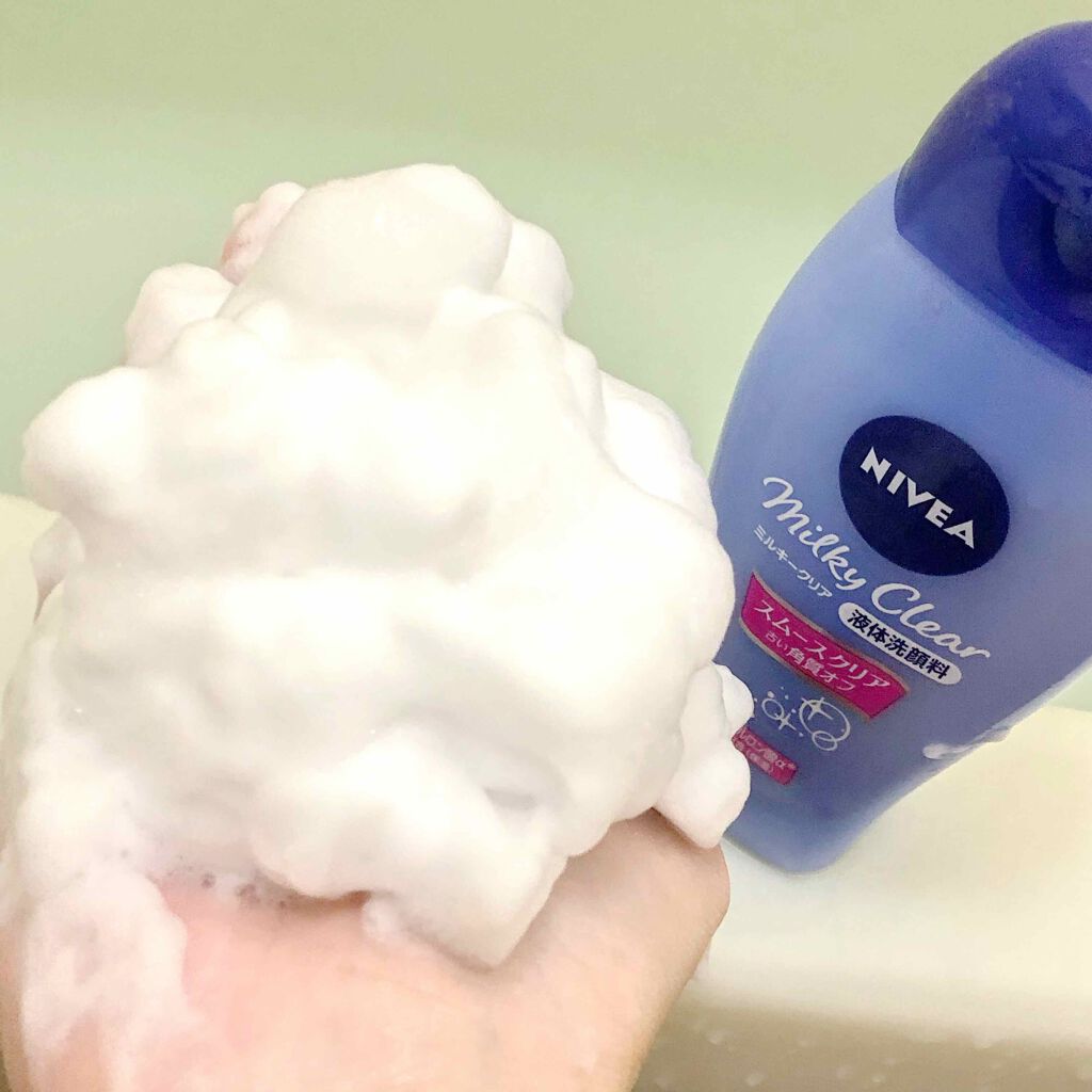 ニベア ミルキークリア洗顔料 スムースクリア/ニベア/洗顔フォームを使ったクチコミ(2枚目)