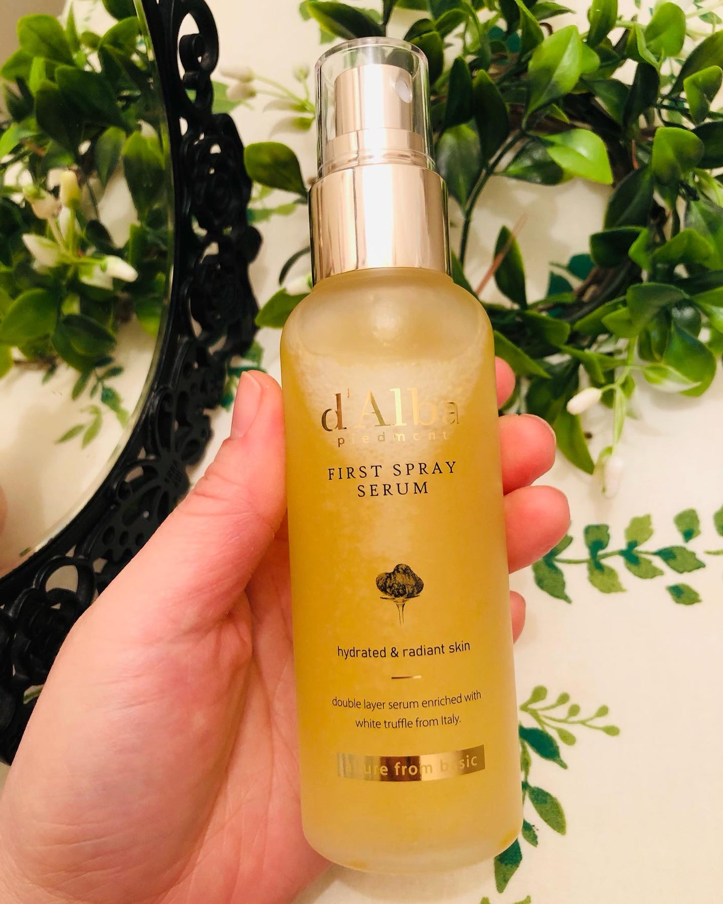 ダルバ ホワイトトリュフファーストスプレーセラム/ダルバ/ミスト状化粧水を使ったクチコミ(4枚目)