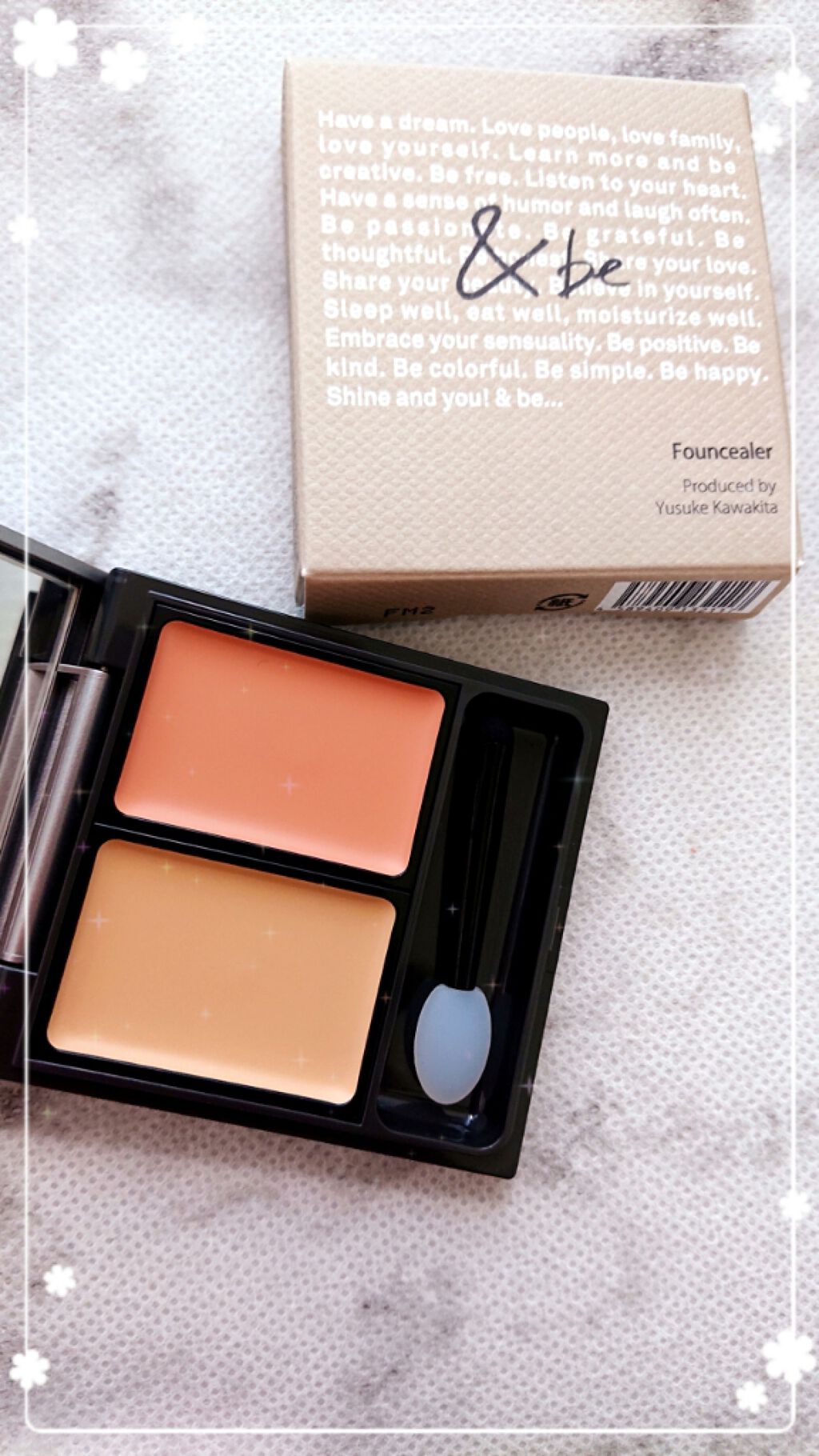 &be ファンシーラー/＆be/パレットコンシーラーを使ったクチコミ（1枚目）