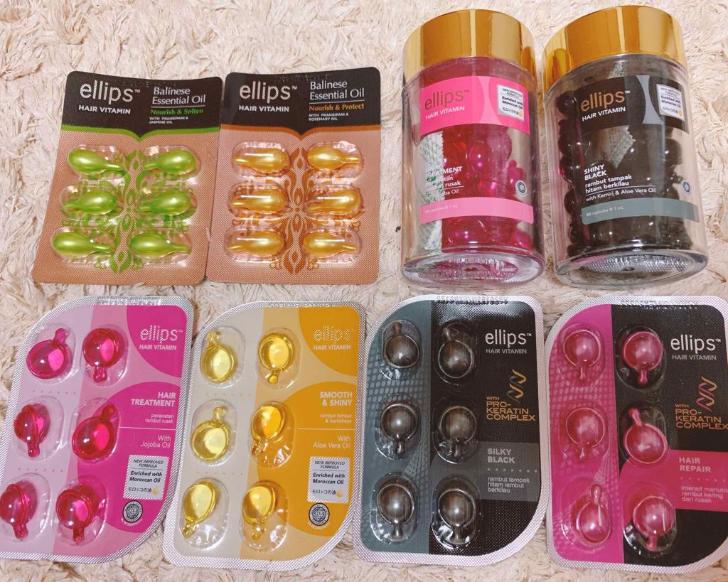 ヘアーオイル【トリートメント】/ellips/ヘアオイルを使ったクチコミ(1枚目)