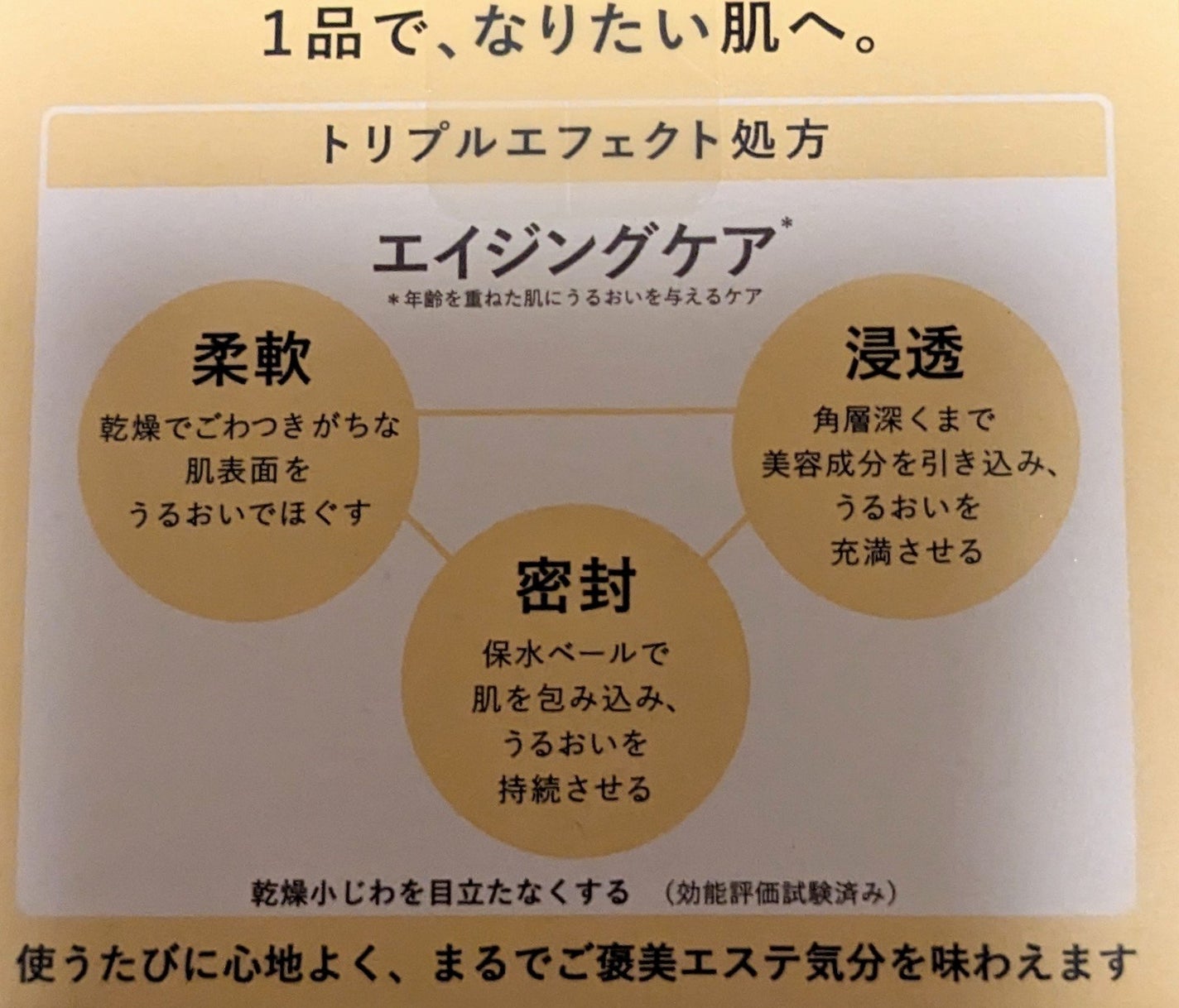 スペシャルジェルクリーム EX (オイルイン)/アクアレーベル/オールインワン化粧品を使ったクチコミ(3枚目)