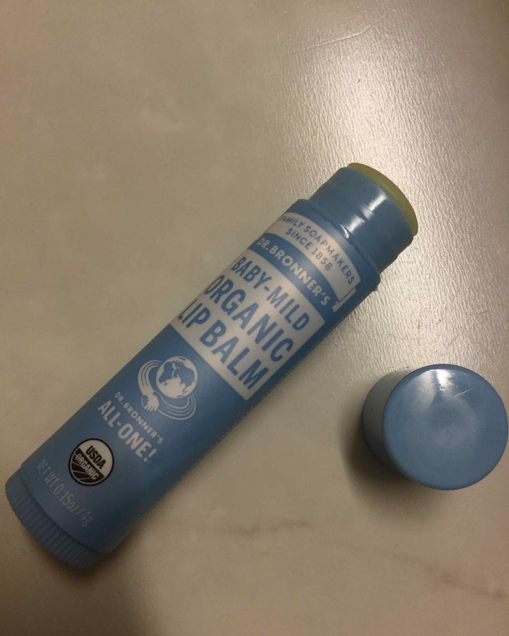 マジック オーガニックリップバーム/ドクターブロナー/リップバームを使ったクチコミ（3枚目）