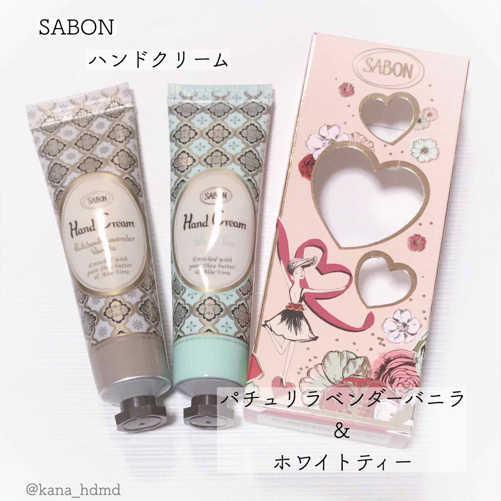 ハンドクリーム パチュリ・ラベンダー・バニラ/SABON/ハンドクリームを使ったクチコミ(1枚目)