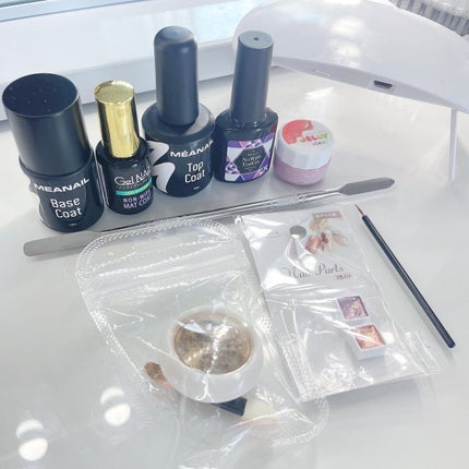 ジェルネイル(ライト対応)/セリア/ジェルネイルを使ったクチコミ(5枚目)