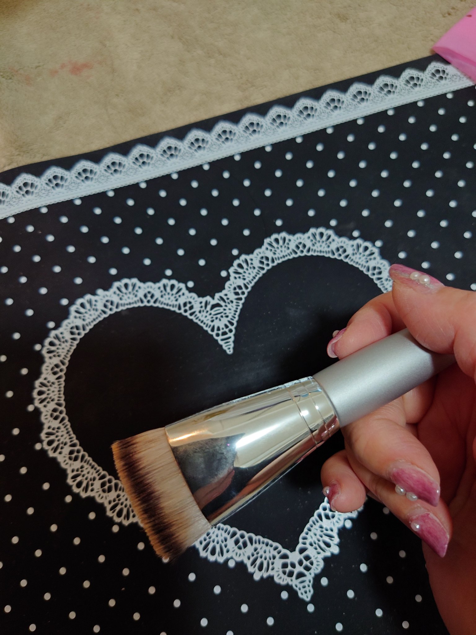 マルチファンデブラシ /ロージーローザ/メイクブラシを使ったクチコミ（1枚目）