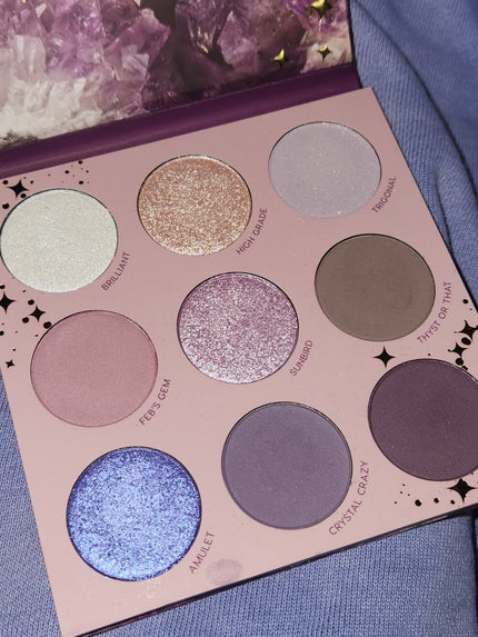 all amethyst/ColourPop/アイシャドウパレットを使ったクチコミ(1枚目)