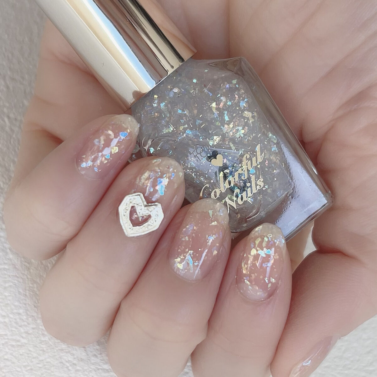 カラフルネイルズ N24 トゥインクルドロップ/キャンメイク/マニキュアを使ったクチコミ（1枚目）