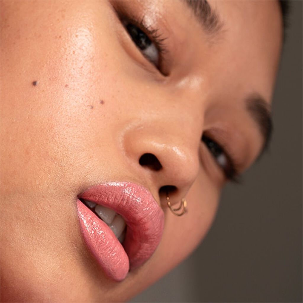 ビニールリップグロス ソフトピーチピンク THE BODY SHOP