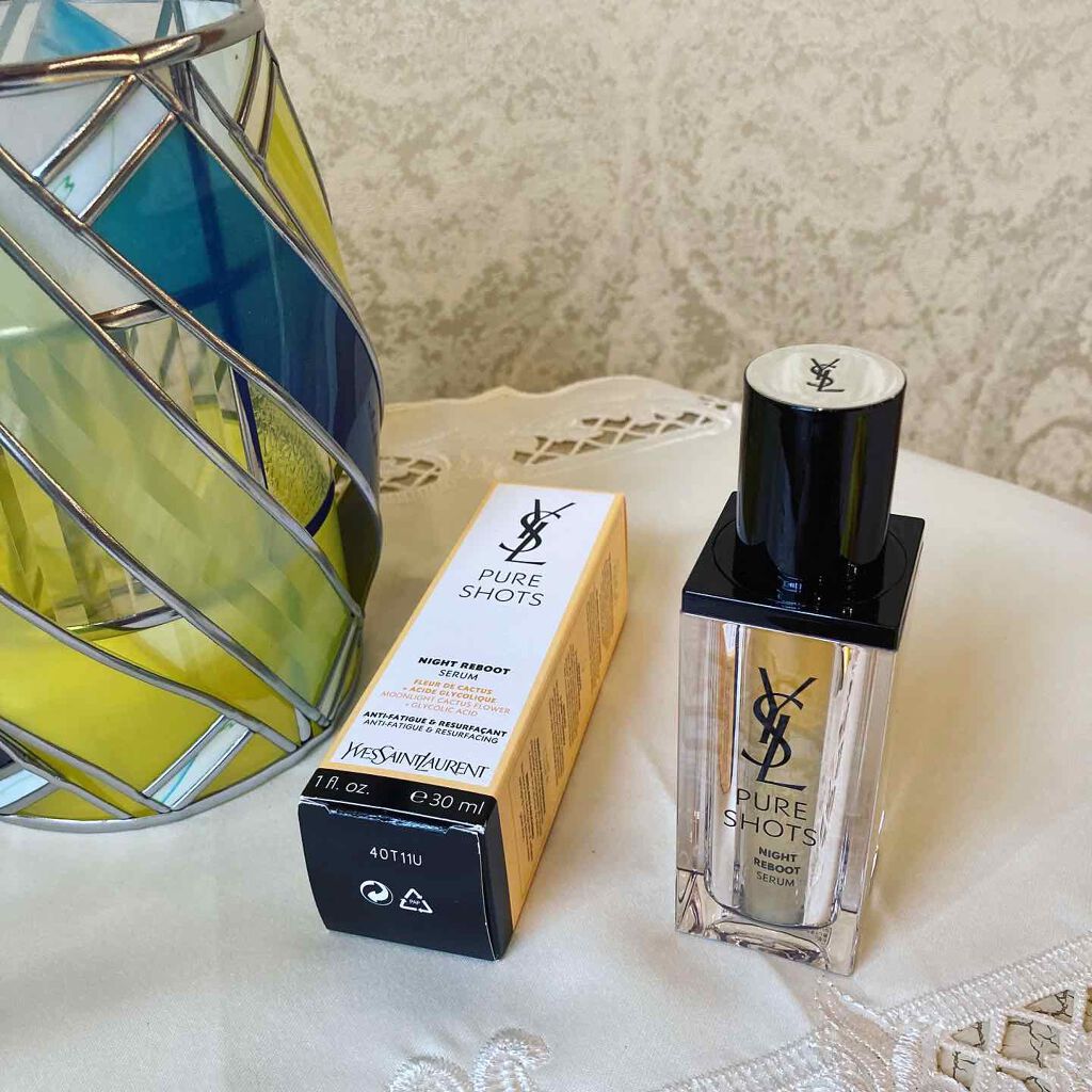 ピュアショット ナイト リチャージセラム/YVES SAINT LAURENT BEAUTE/美容液を使ったクチコミ（1枚目）
