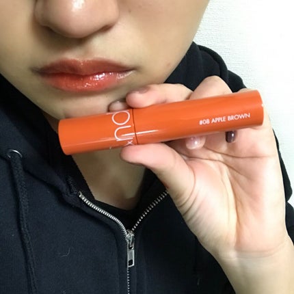 ジューシーラスティングティント/rom&nd/リップティントを使ったクチコミ(2枚目)