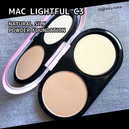 ライトフル C3 ナチュラル シルク パウダーファンデーション/M・A・C/パウダーファンデーションを使ったクチコミ(2枚目)
