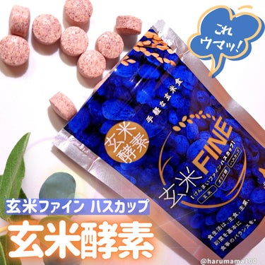 玄米酵素 玄米FINE ハスカップのクチコミ「コレ〜！超ウマ〜！
インナーケアのつもりで食べてみたら、味も好きだよーー！！！！🙆🙆🙆


玄.....」（1枚目）