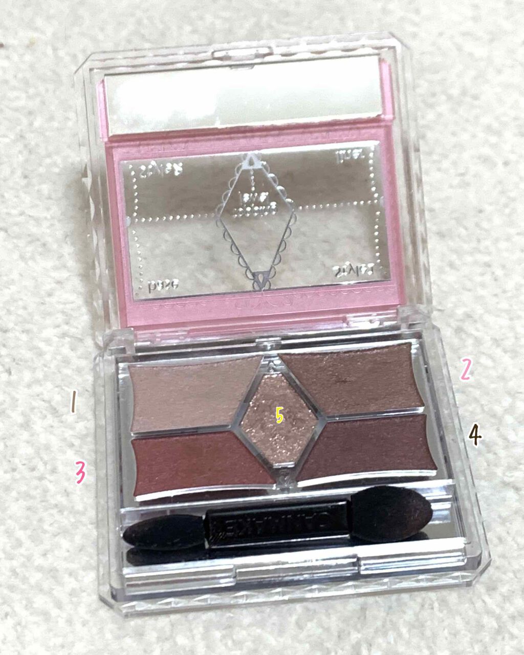 【旧品】パーフェクトスタイリストアイズ/キャンメイク/アイシャドウパレットを使ったクチコミ(2枚目)