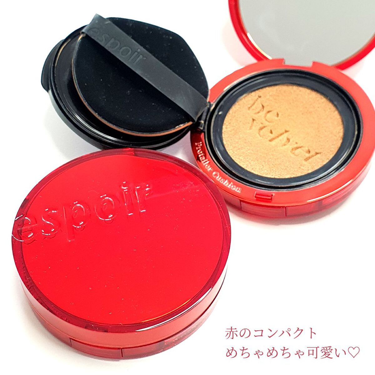 プロテーラービーベルベットカバークッション/espoir/クッションファンデーションを使ったクチコミ（2枚目）