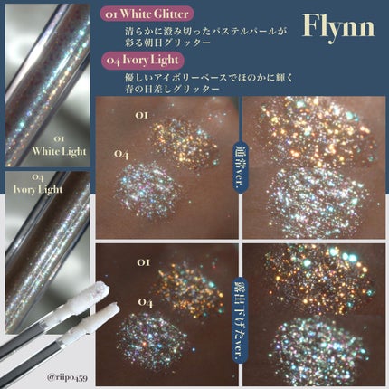 ライトキャッチャーリキッドグリッター/Flynn/グリッターを使ったクチコミ(2枚目)
